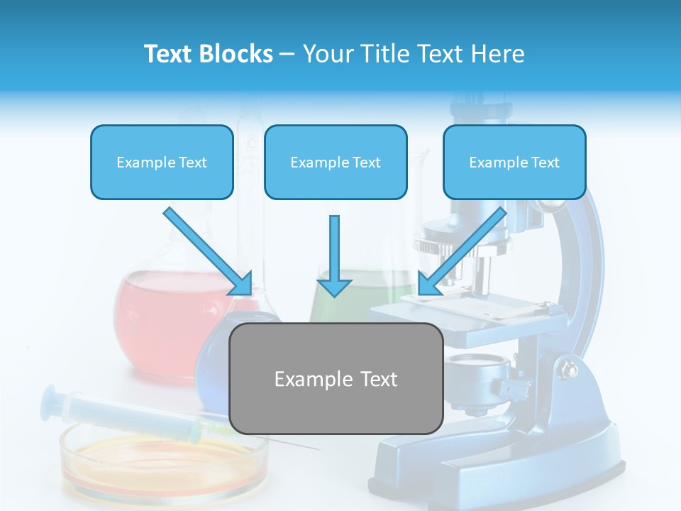 Bacterium Scientist Exploration PowerPoint Template
