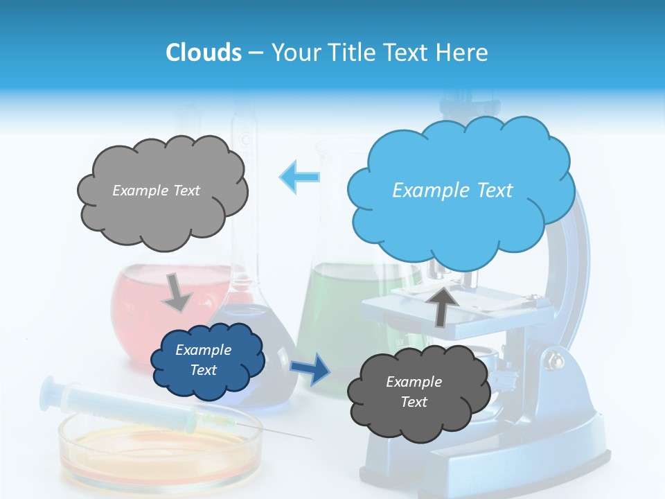 Bacterium Scientist Exploration PowerPoint Template