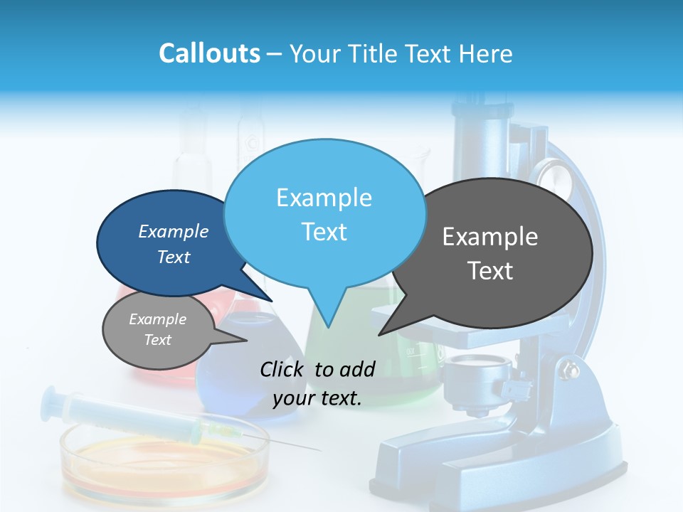 Bacterium Scientist Exploration PowerPoint Template