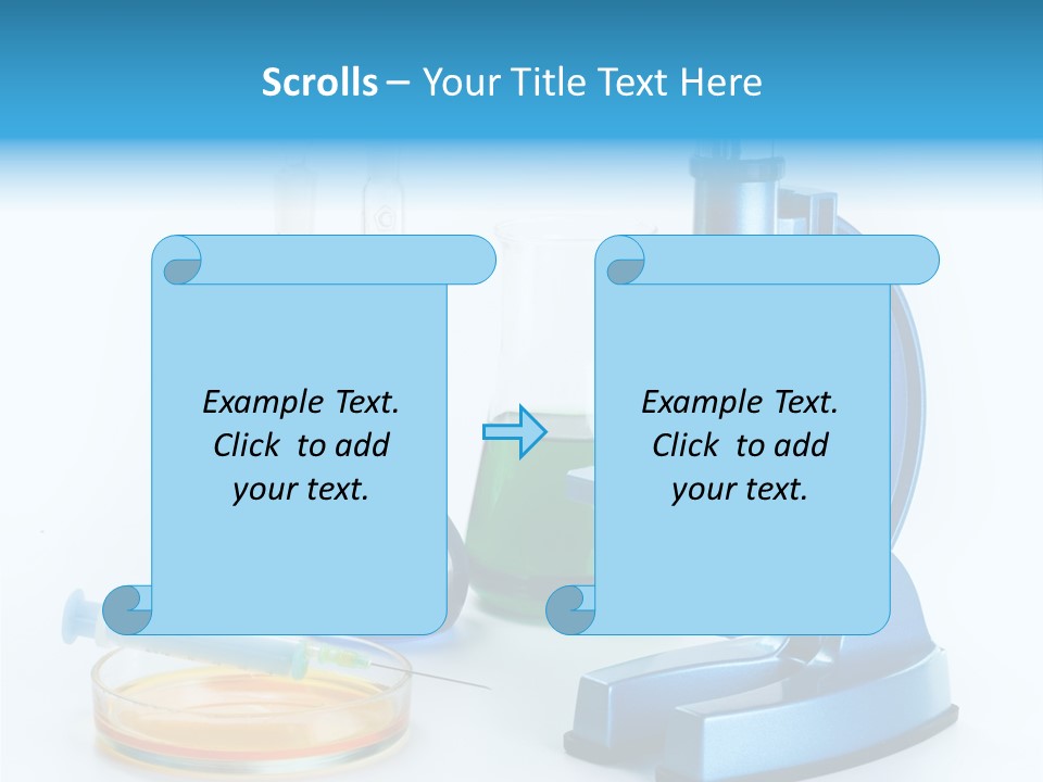 Bacterium Scientist Exploration PowerPoint Template