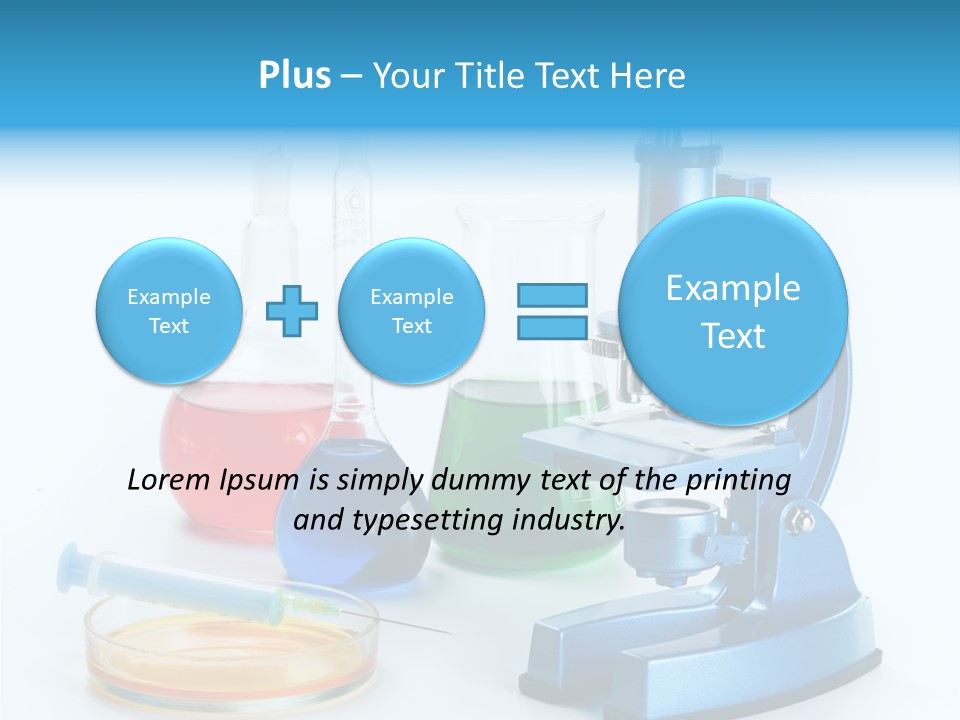 Bacterium Scientist Exploration PowerPoint Template