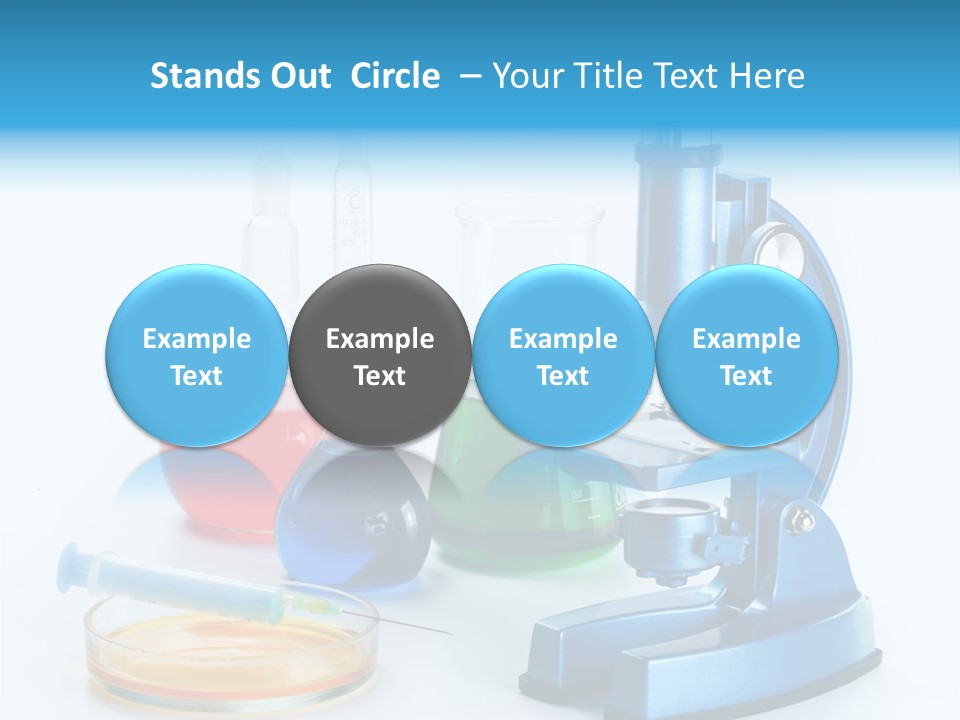 Bacterium Scientist Exploration PowerPoint Template