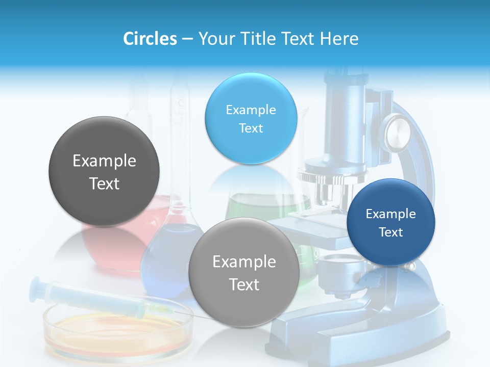 Bacterium Scientist Exploration PowerPoint Template