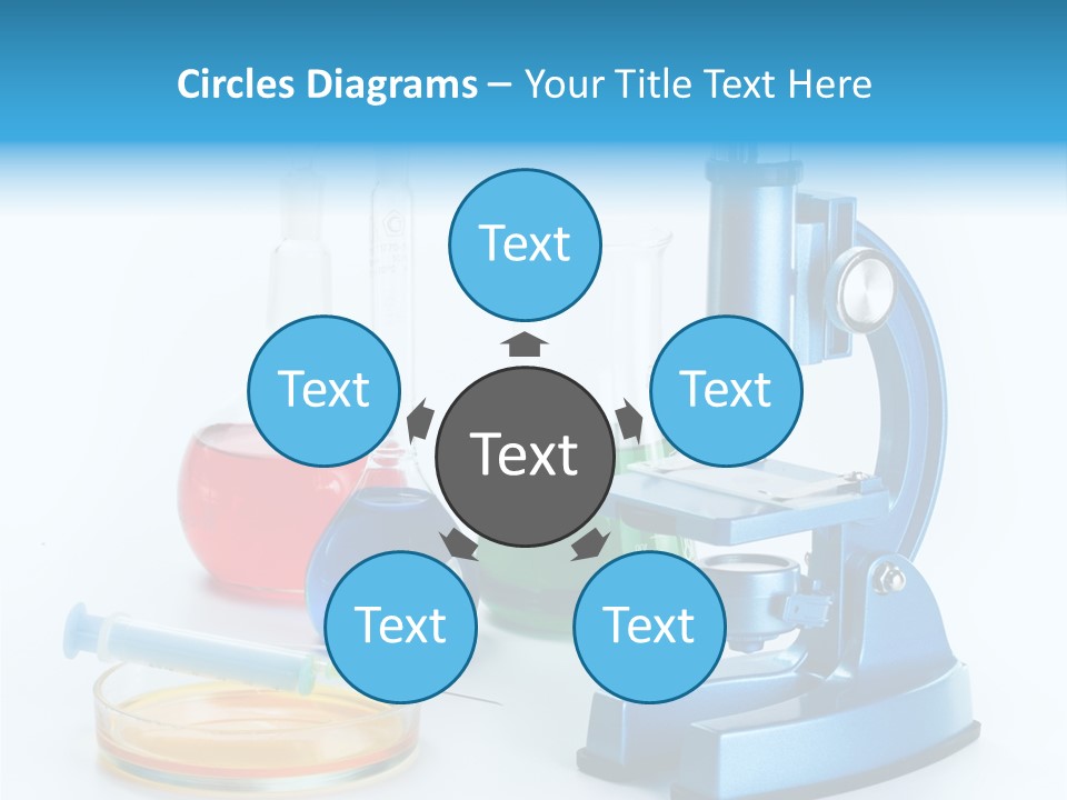 Bacterium Scientist Exploration PowerPoint Template