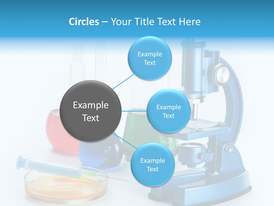 Bacterium Scientist Exploration PowerPoint Template
