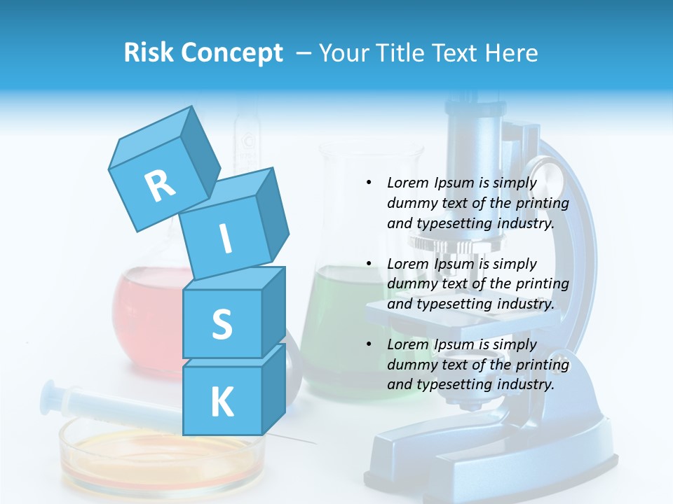 Bacterium Scientist Exploration PowerPoint Template