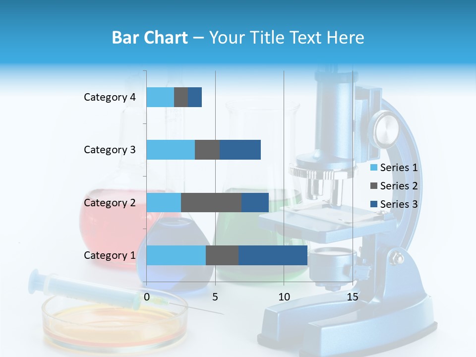 Bacterium Scientist Exploration PowerPoint Template