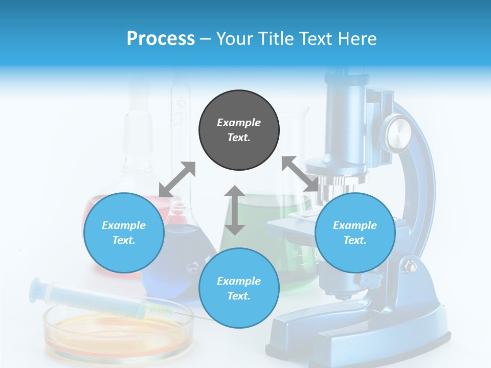 Bacterium Scientist Exploration PowerPoint Template