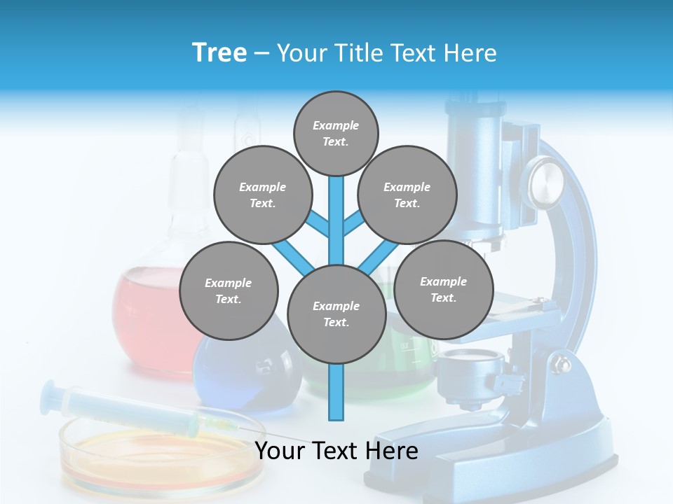 Bacterium Scientist Exploration PowerPoint Template