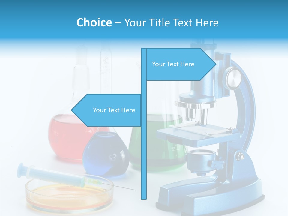Bacterium Scientist Exploration PowerPoint Template