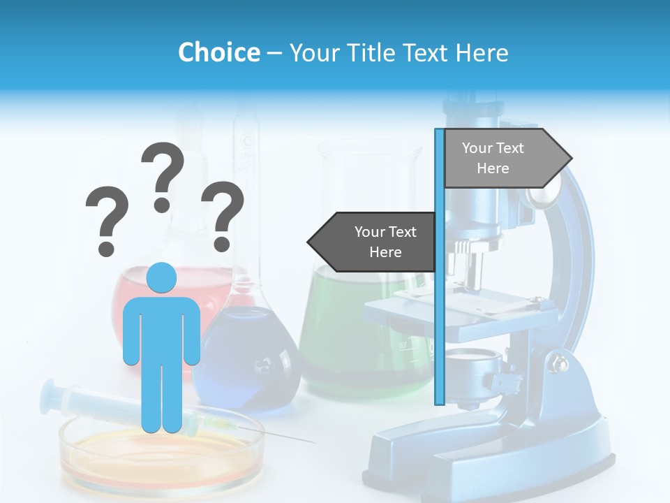 Bacterium Scientist Exploration PowerPoint Template