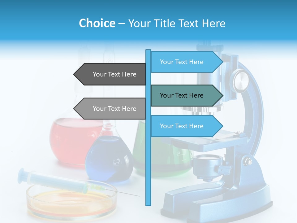 Bacterium Scientist Exploration PowerPoint Template