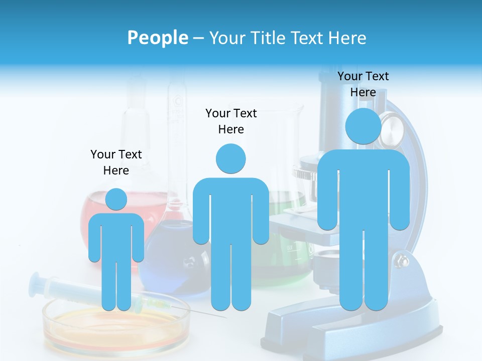 Bacterium Scientist Exploration PowerPoint Template