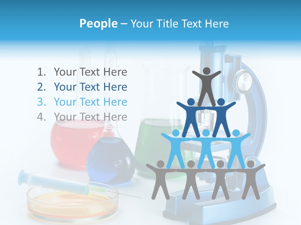 Bacterium Scientist Exploration PowerPoint Template