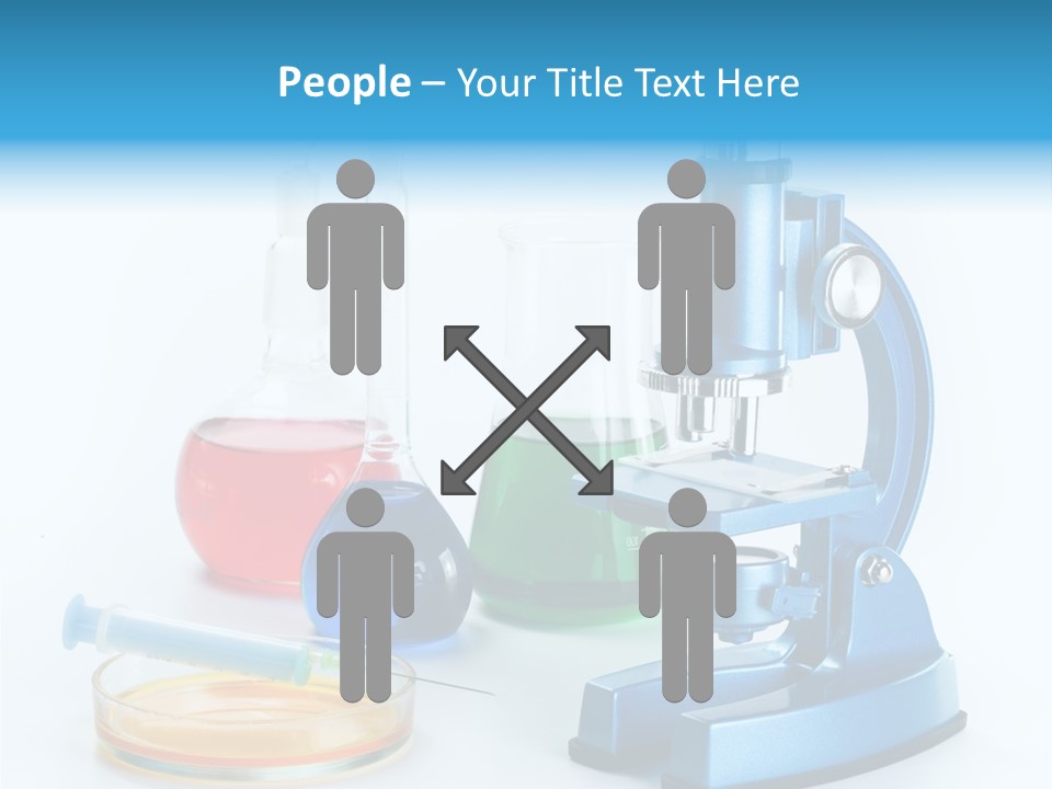 Bacterium Scientist Exploration PowerPoint Template