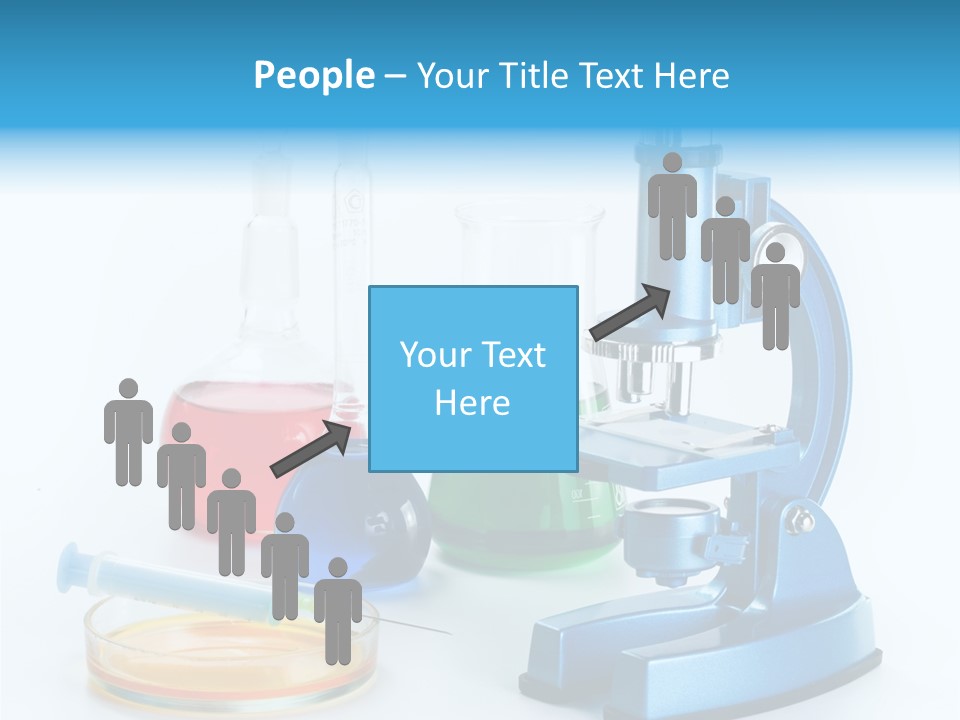 Bacterium Scientist Exploration PowerPoint Template