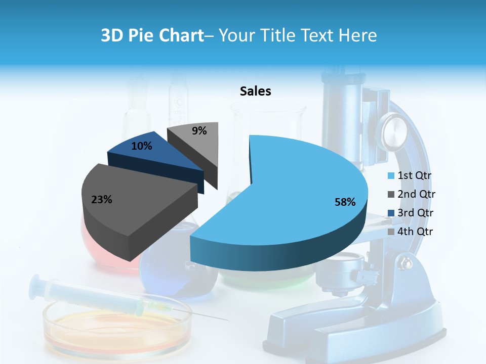 Bacterium Scientist Exploration PowerPoint Template