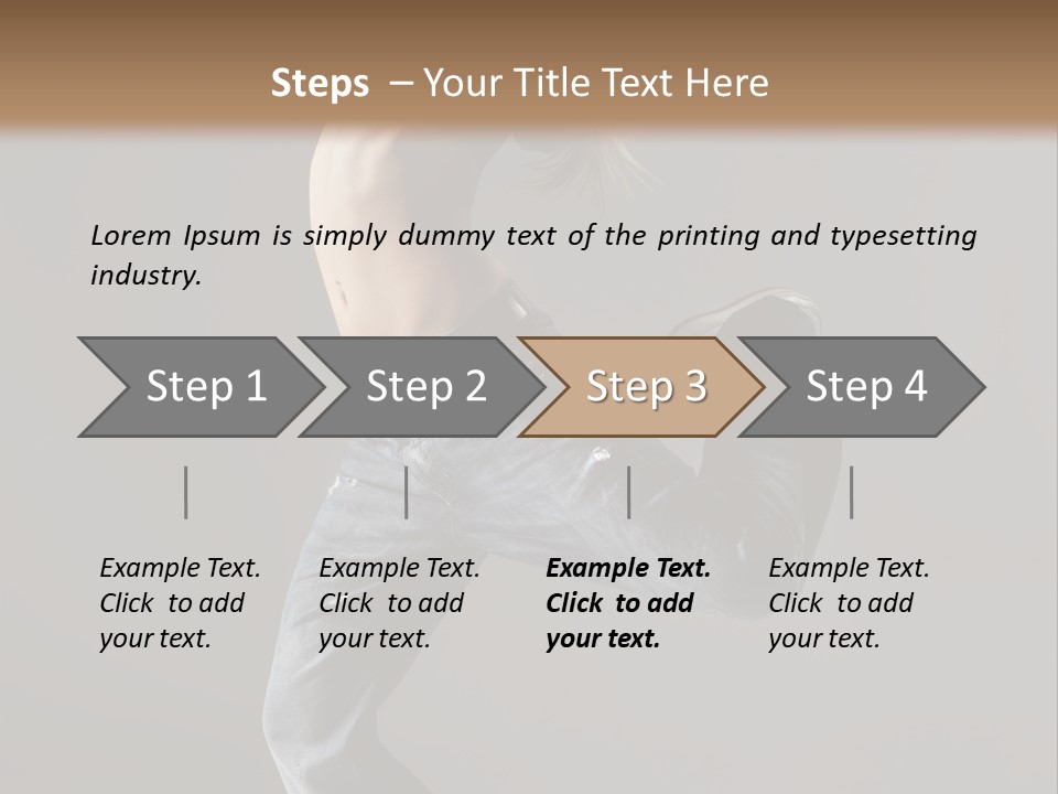 Jump Teen Adolescence PowerPoint Template