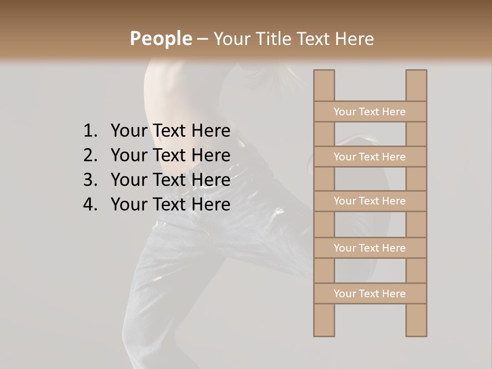 Jump Teen Adolescence PowerPoint Template