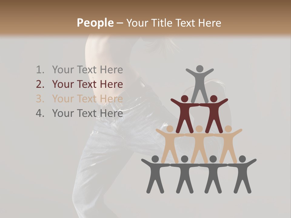 Jump Teen Adolescence PowerPoint Template