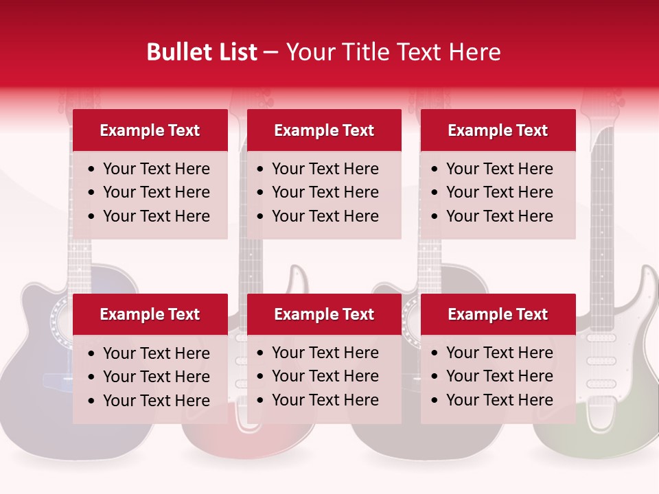Guitar Concert Modern PowerPoint Template