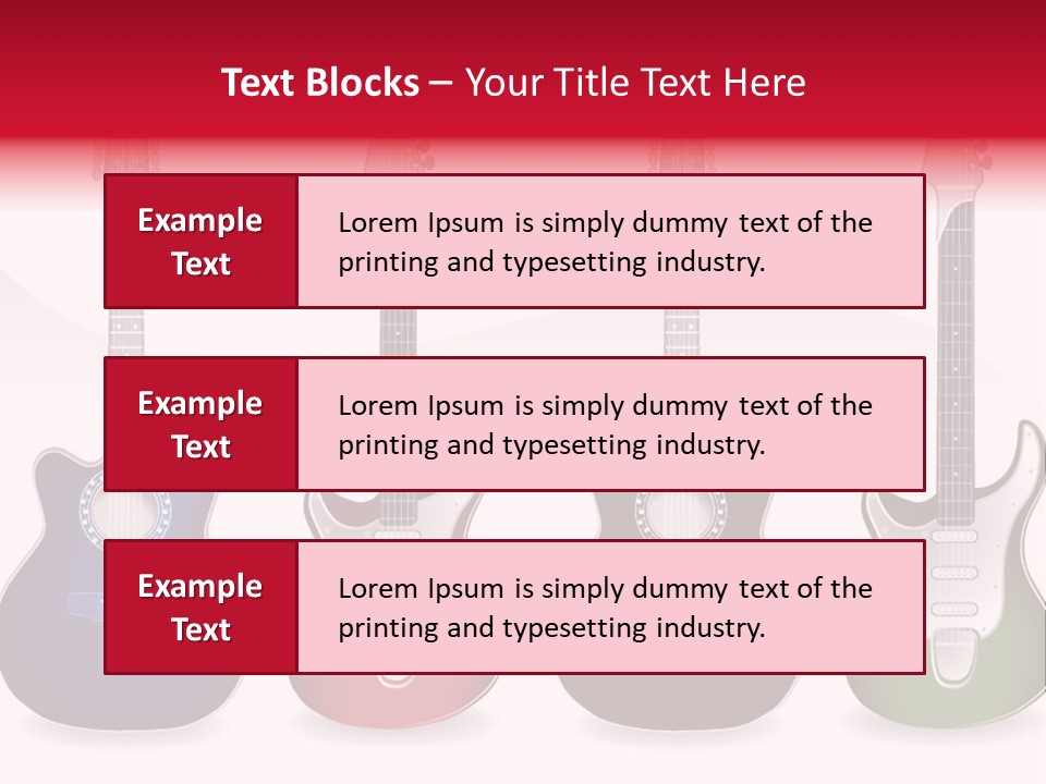 Guitar Concert Modern PowerPoint Template