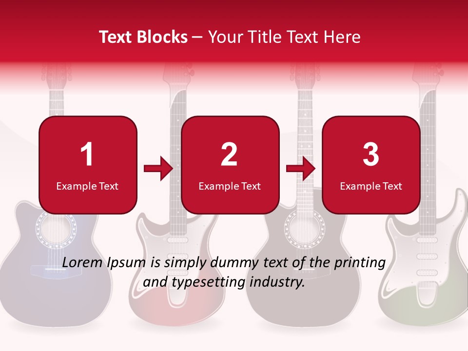 Guitar Concert Modern PowerPoint Template
