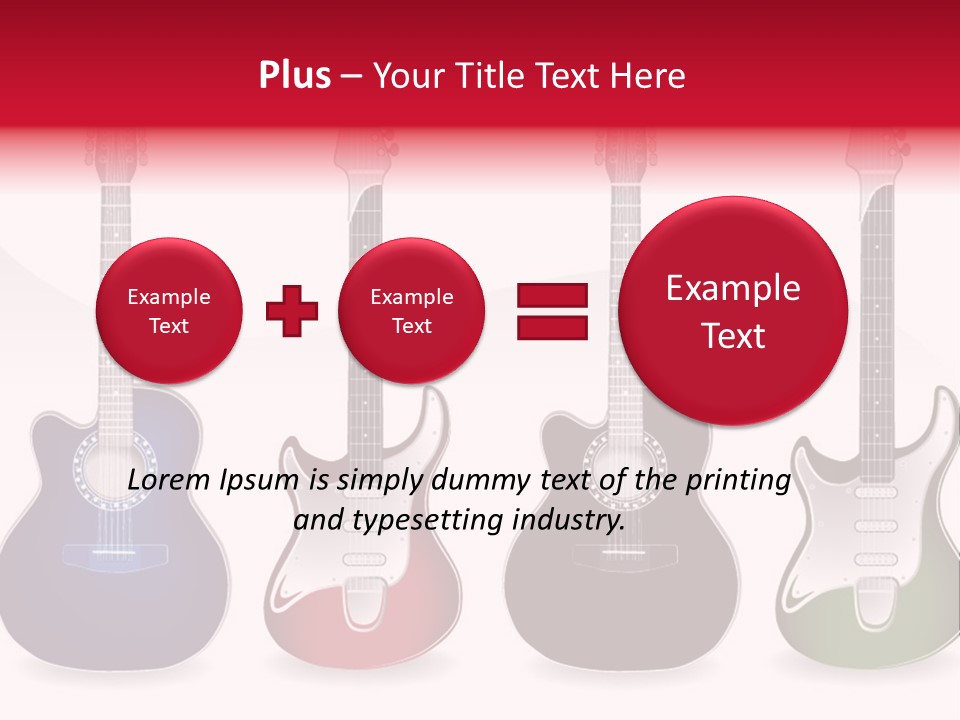 Guitar Concert Modern PowerPoint Template