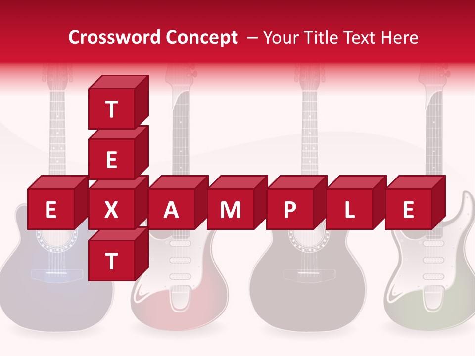 Guitar Concert Modern PowerPoint Template