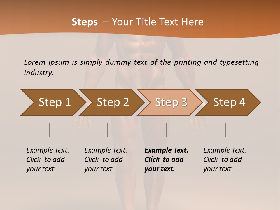 Education Man Health PowerPoint Template
