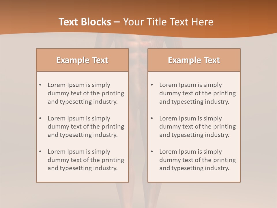 Education Man Health PowerPoint Template