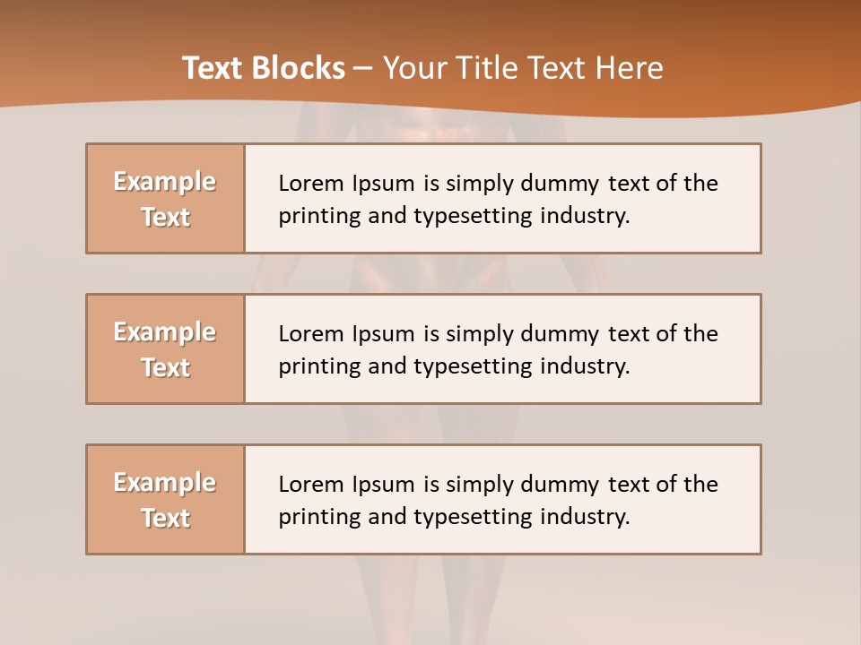 Education Man Health PowerPoint Template