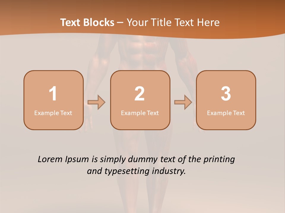 Education Man Health PowerPoint Template