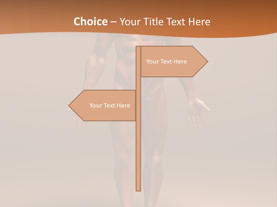 Education Man Health PowerPoint Template