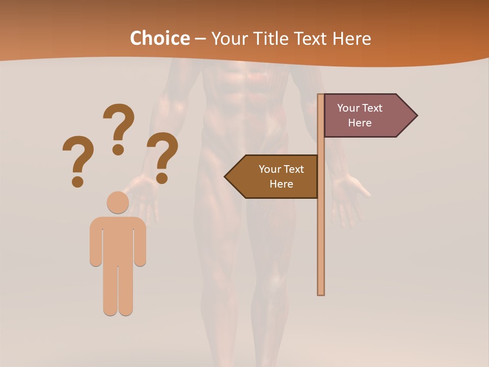 Education Man Health PowerPoint Template