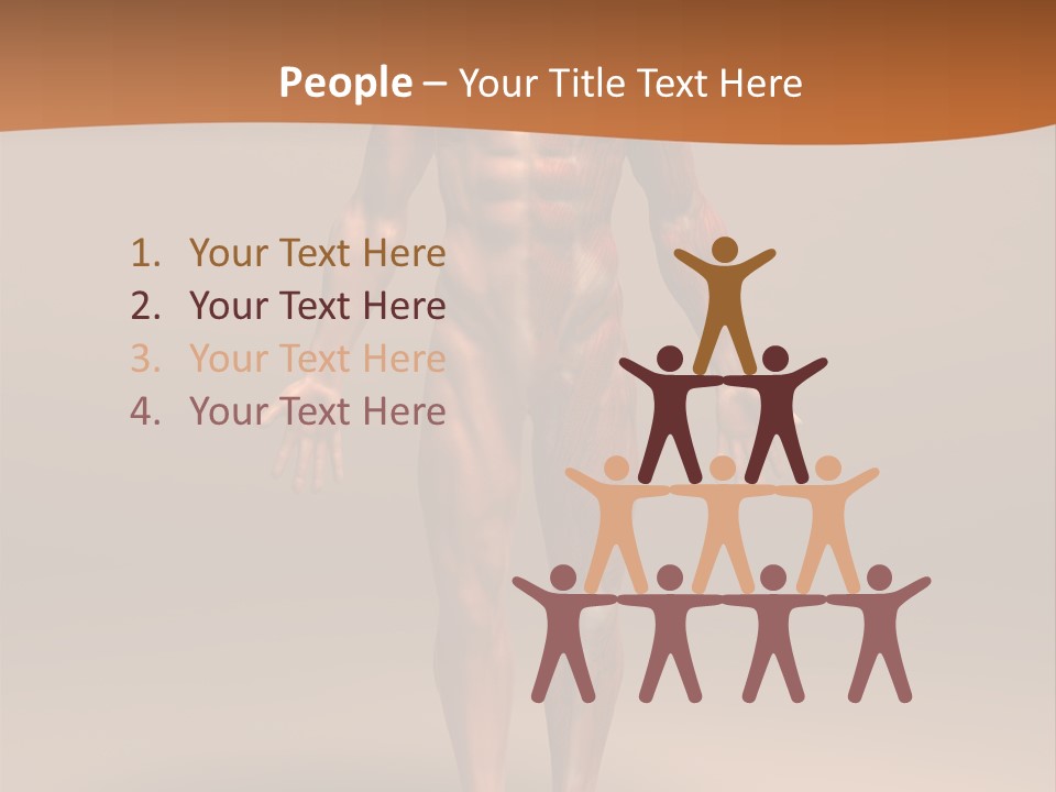 Education Man Health PowerPoint Template