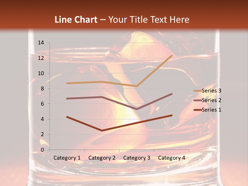 Bourbon Amber Cube PowerPoint Template