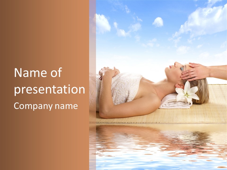 Body Sensual Sexy PowerPoint Template