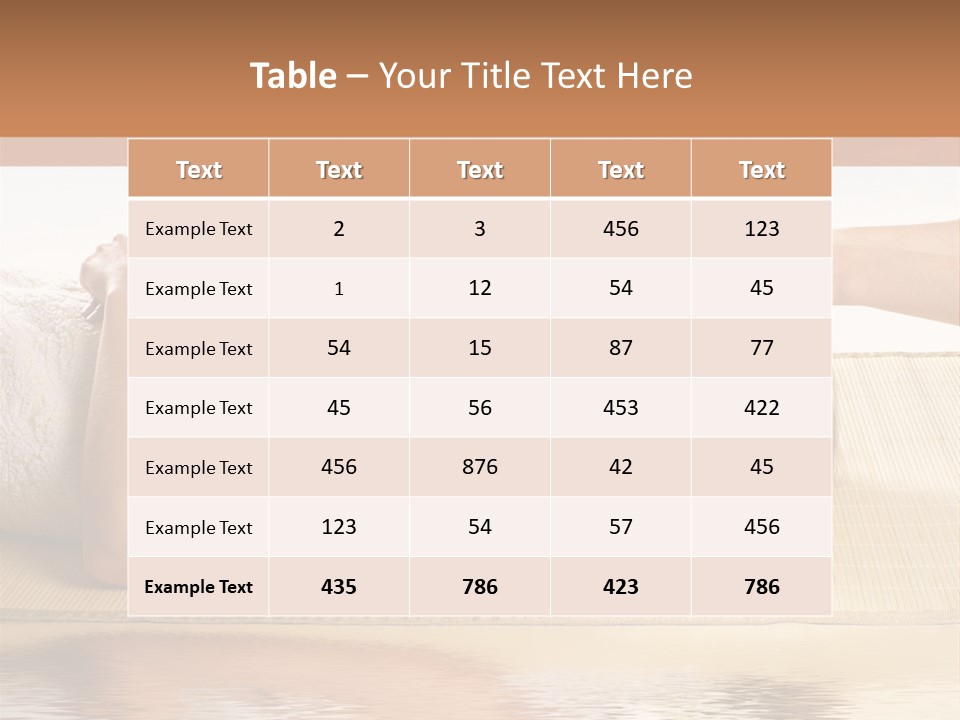 Body Sensual Sexy PowerPoint Template