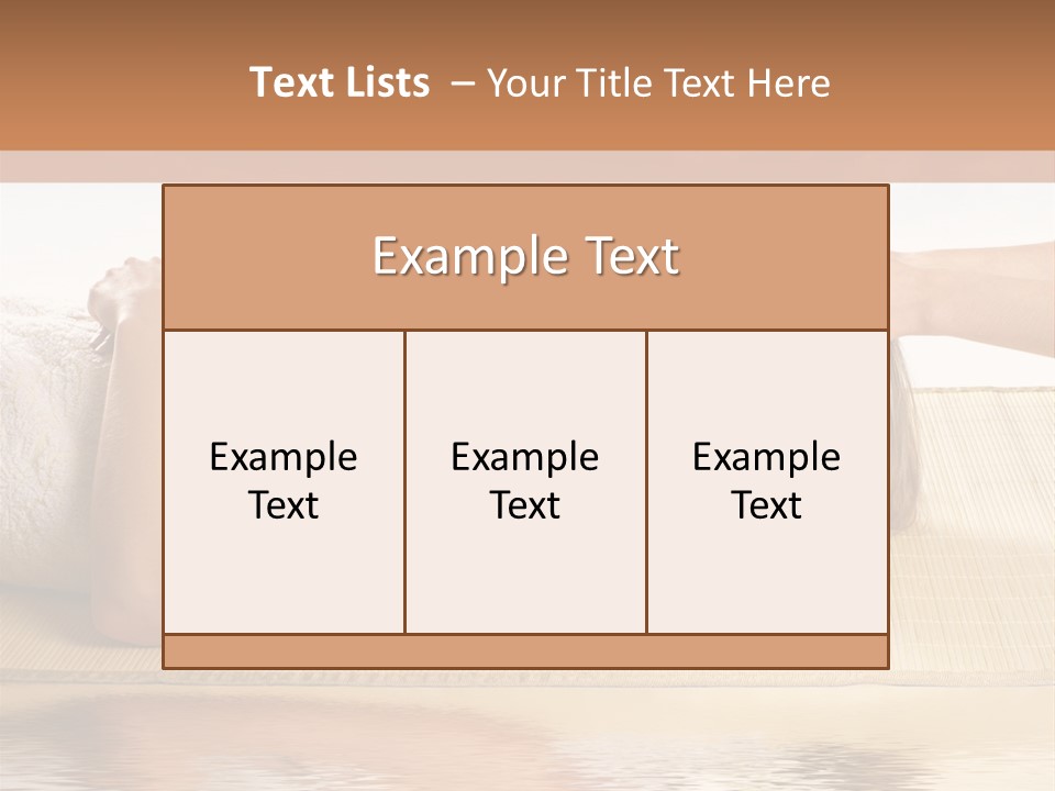 Body Sensual Sexy PowerPoint Template