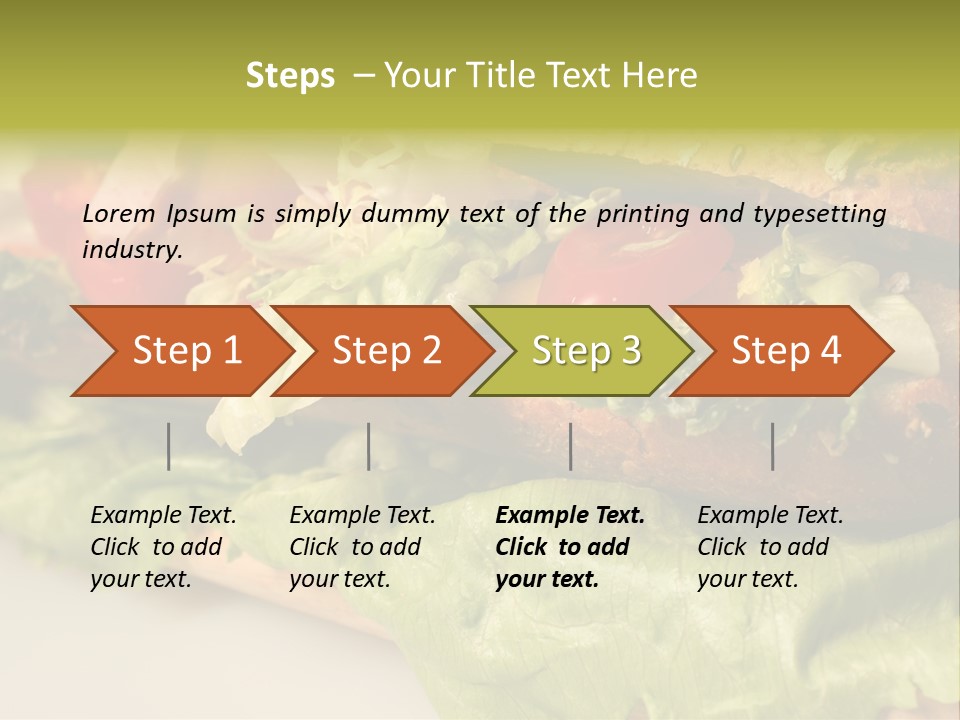 Diet Healthy Snack PowerPoint Template