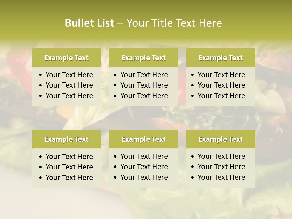 Diet Healthy Snack PowerPoint Template