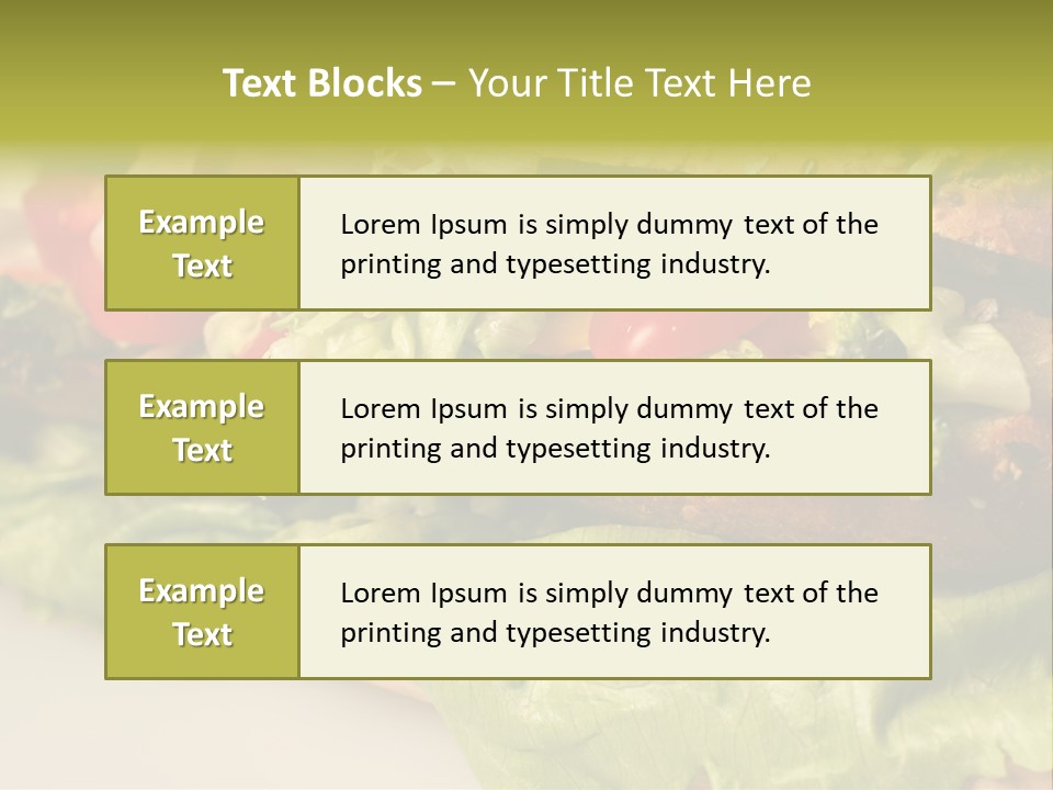 Diet Healthy Snack PowerPoint Template