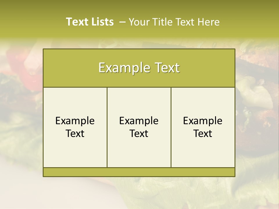 Diet Healthy Snack PowerPoint Template