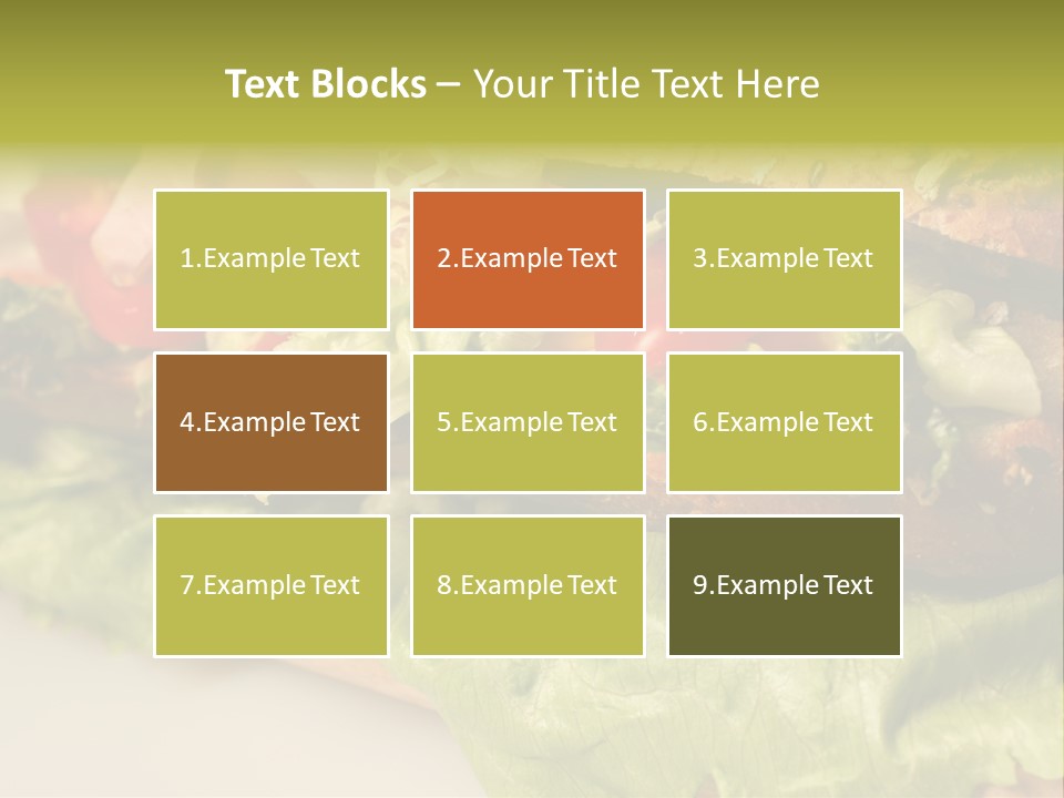 Diet Healthy Snack PowerPoint Template