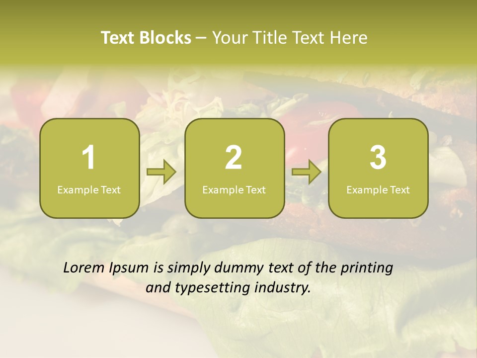 Diet Healthy Snack PowerPoint Template