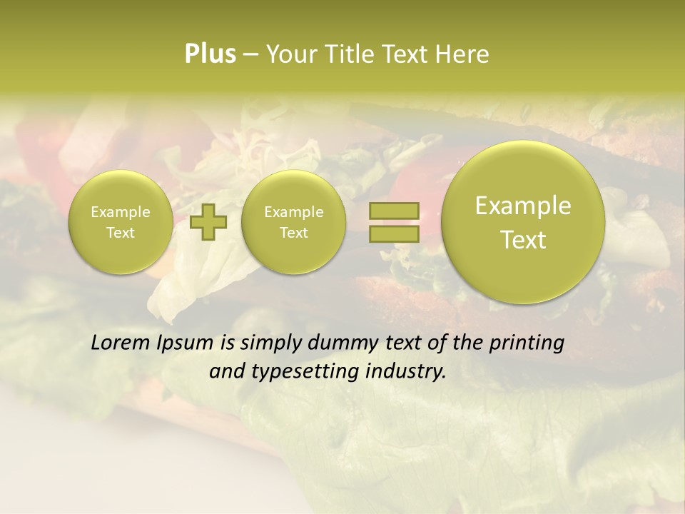Diet Healthy Snack PowerPoint Template