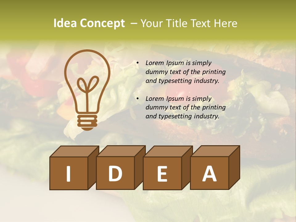 Diet Healthy Snack PowerPoint Template