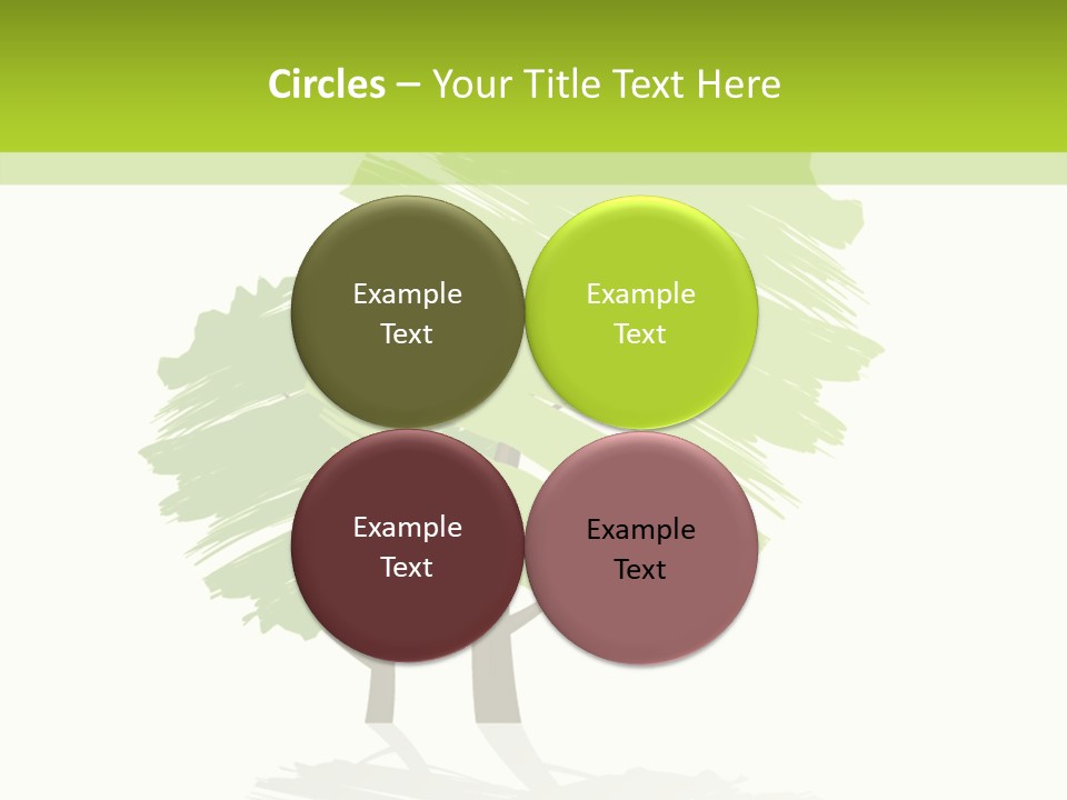 Illustration Branch Symbol PowerPoint Template