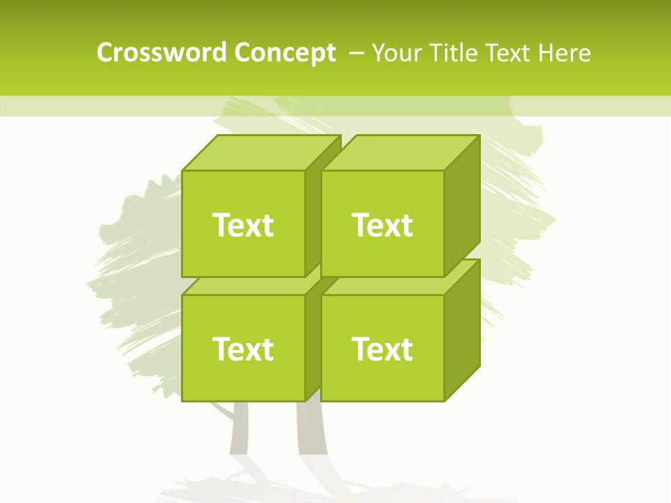 Illustration Branch Symbol PowerPoint Template